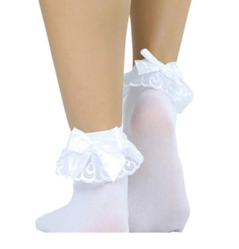 chaussettes-soquettes-blanches-dentelle-noeud-3