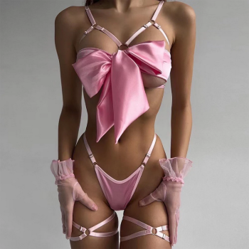 ensemble-lingerie-sexy-satine-rose-gros-noeud-2