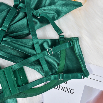 ensemble-lingerie-sexy-satine-vert-gros-noeud-5