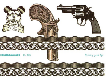 tatouages-temporaire-demi-jarretiere-dentelle-gun-pistolet