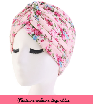bonnet-turban-liberty-fleurs-roses-texte