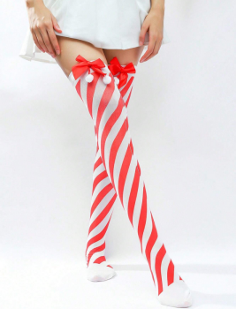 chaussettes-hautes-montantes-rayees-rouges-blanc-candy-cane