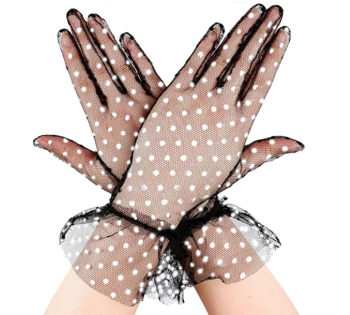 gants-courts-transparents-noirs-pois-blancs