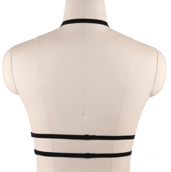 Soutien-gorge harnais noir réglable original