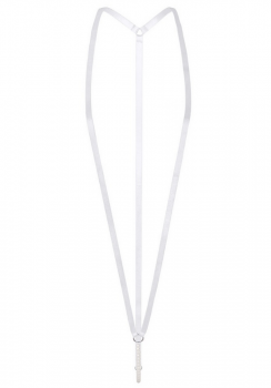 String harnais borat à bretelles élastiques et perles