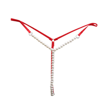 string-elastique-rouge-perles-blanches